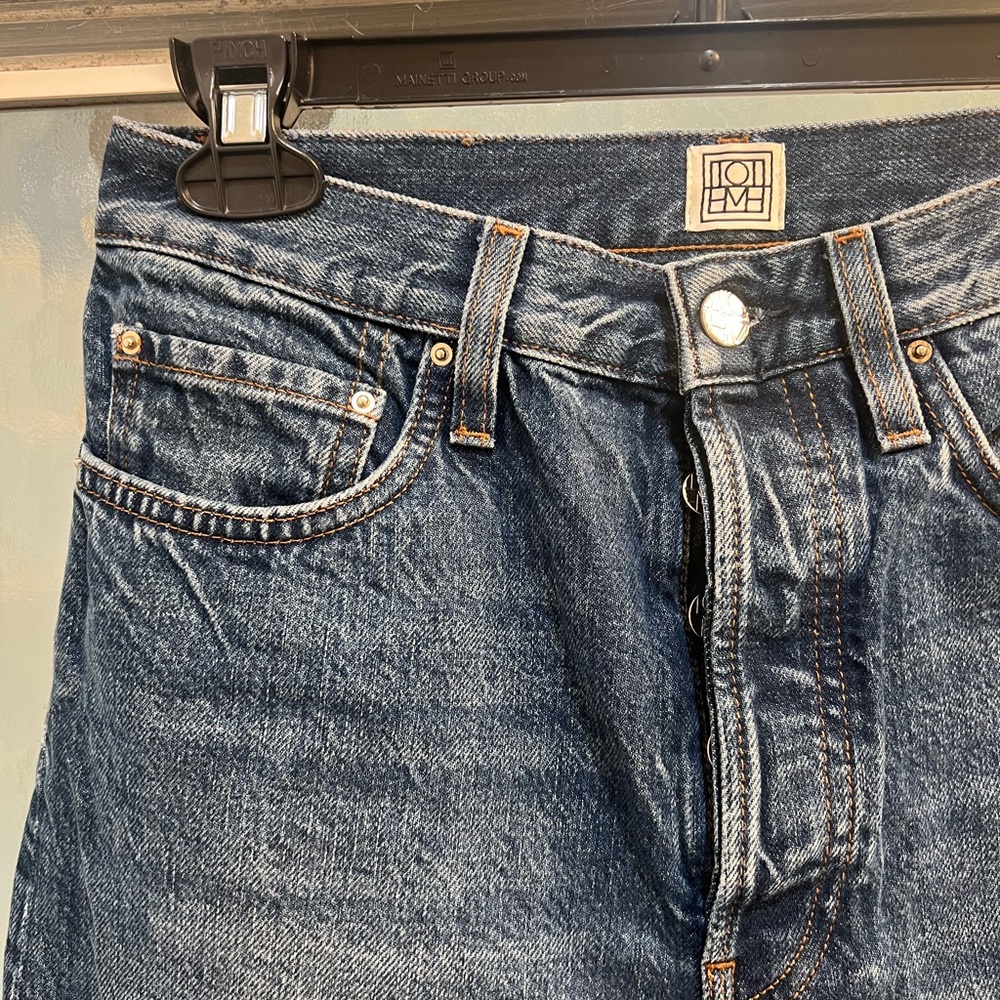 Toteme High Rise Blue Jeans